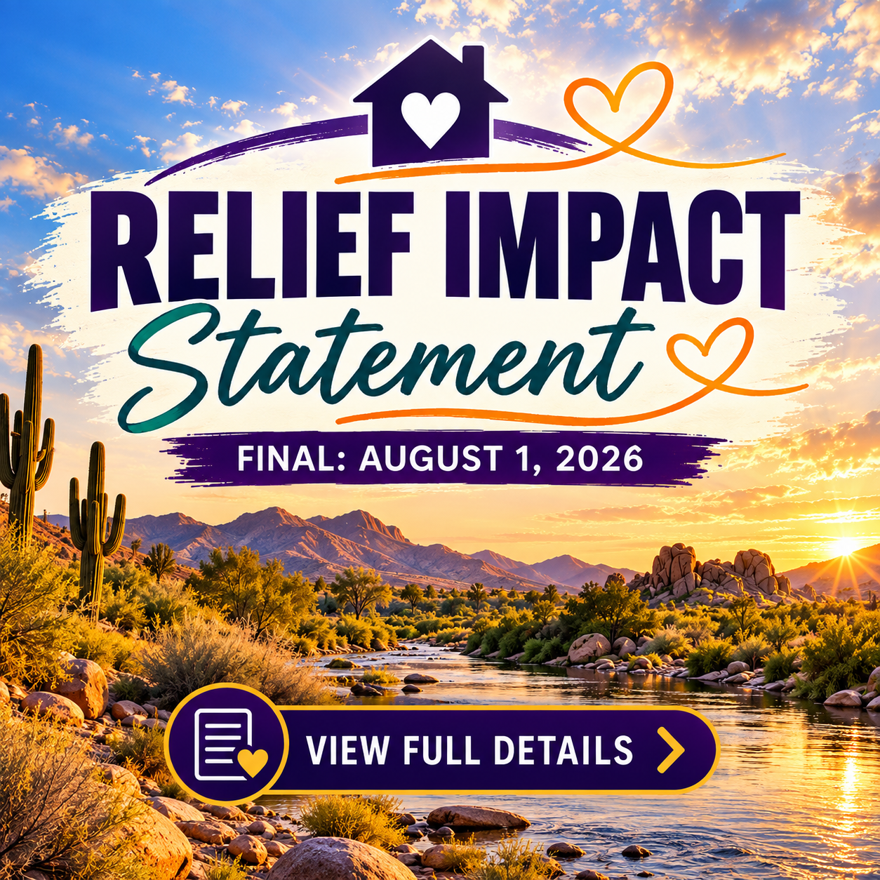 Relief impact statement. final, August 1st, 2026.